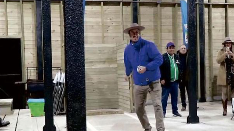 Inauguran cancha techada de rayuela en el sector de Bucalemu de Santo Domingo
