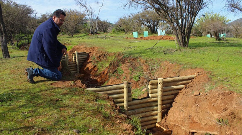 Villa Alemana: ejecutan obras de conservación de agua y suelo en sector afectado por el megaincendio