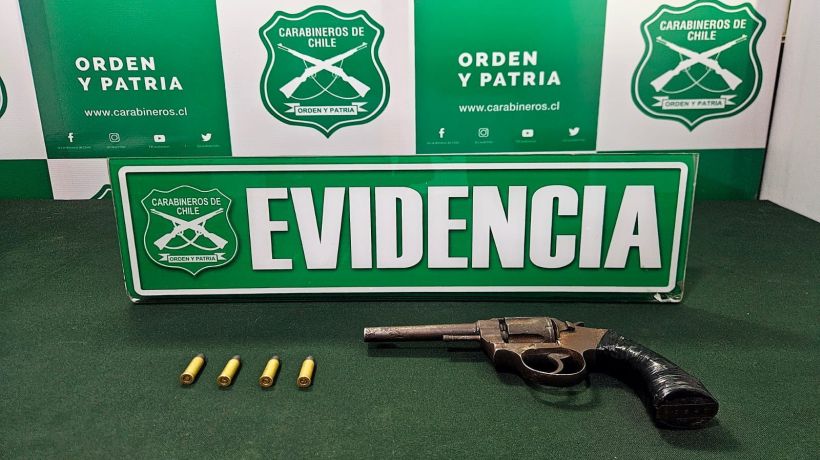 Detienen a sujeto y decomisan dos armamentos en Alto Hospicio