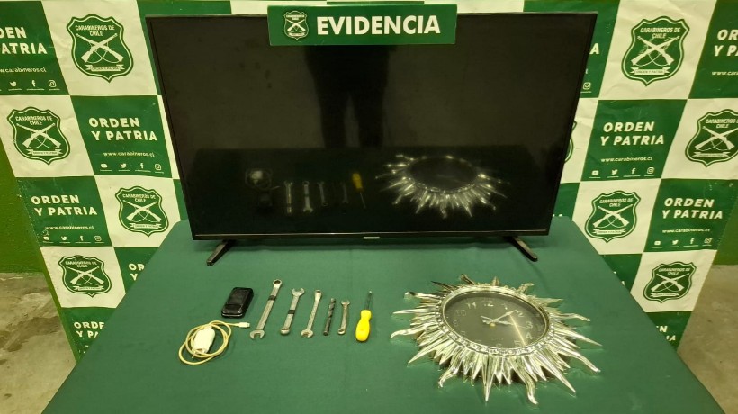 Carabineros detuvo a 3 sujetos que ingresaron a robar a una vivienda en Chillán