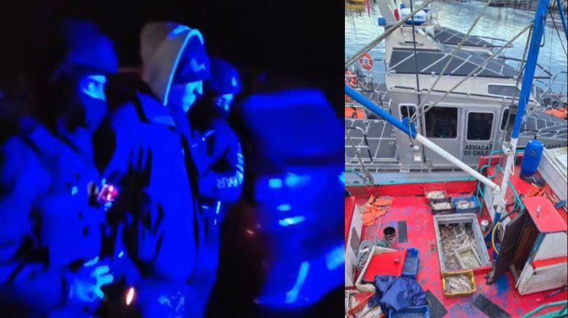 Quellón: 15 personas fueron detenidas por millonario robo de salmones