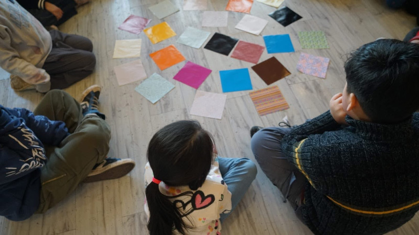 Taller de pintura infantil en Castro