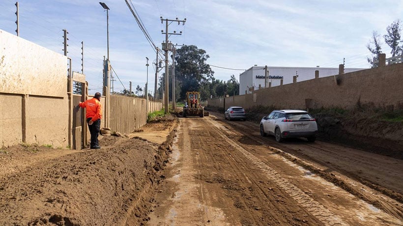 Pavimentación de la calle Riñihue beneficiará a más de 20 mil personas de Viña del Mar
