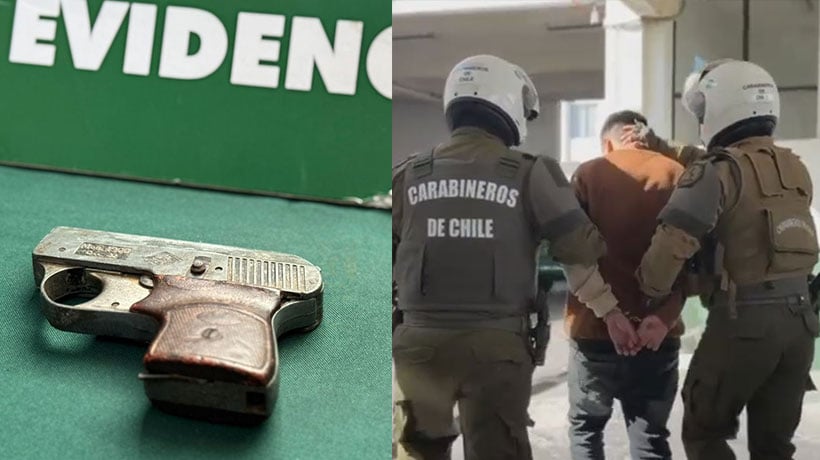 Hombre es sorprendido portando arma en el sector Bellavista de Valparaíso: fue detenido