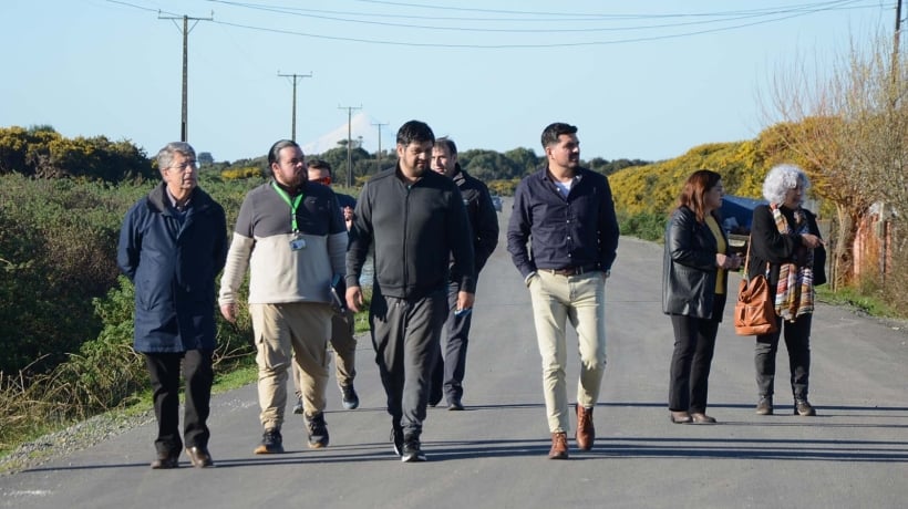 Dos kilómetros faltan por pavimentar en obras del pasaje Amortajado de Maullín