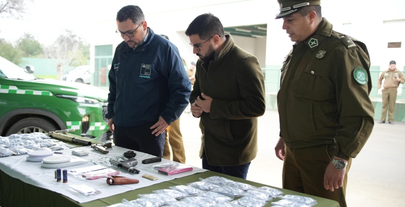 Limache: operativo policial en población Orval deja seis detenidos por tráfico de drogas y tenencia de armas