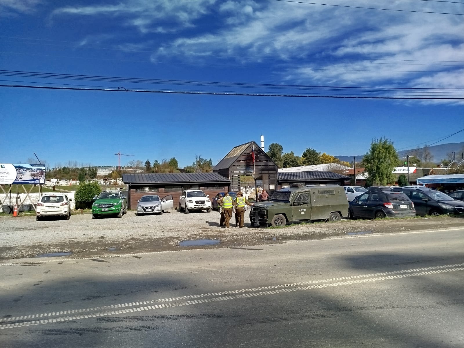 Con amplio resguardo policial se realizó funeral &quot;de alto riesgo&quot; en el Cementerio Municipal de Los Lagos