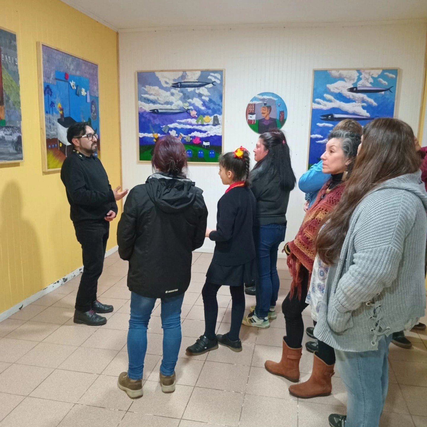 En Espacio-Arte Lanco exhiben colección de obras de Samuel Lizama