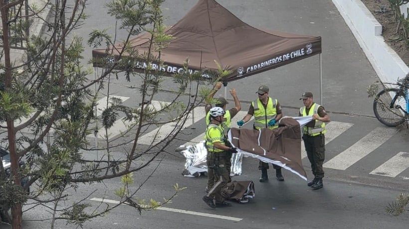 Ciclista muere tras ser atropellado por un automóvil en Antofagasta