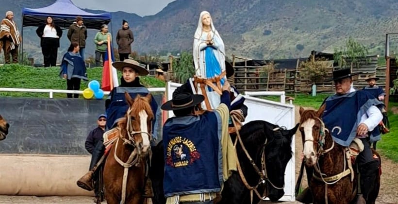 Rinconada celebró la Asunción de la Virgen con la tradicional Bajada de La Ventana
