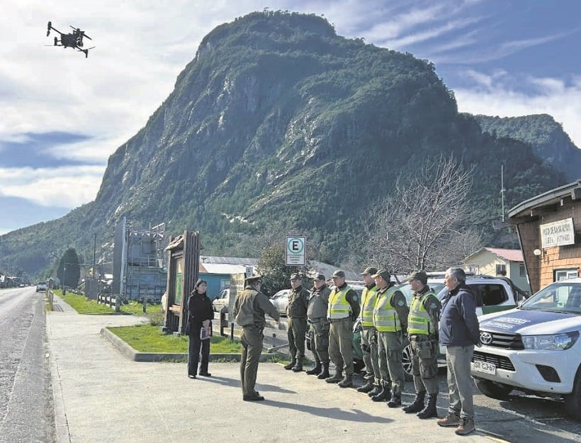 Carabineros y Seguridad Municipal ejecutaron operativo en Llifén