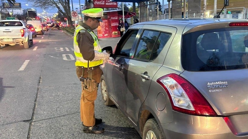 Fin de semana largo en Ñuble: Carabineros realizó más de 3.900 controles y detuvo a 8 sujetos por conducir en estado de ebriedad