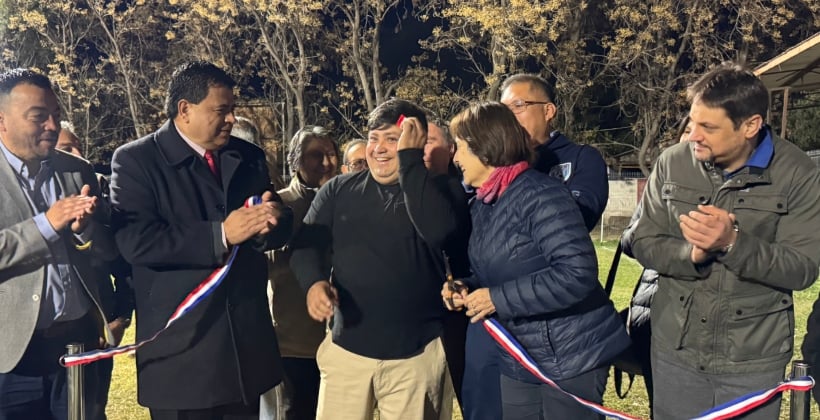 San Felipe: Club Deportivo Independiente de Almendral Bajo inauguró moderna iluminación y cierre perimetral de su cancha