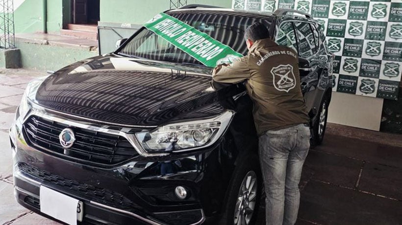 Carabineros detiene a hombre por intentar compra auto con vale vista falso en Los Andes