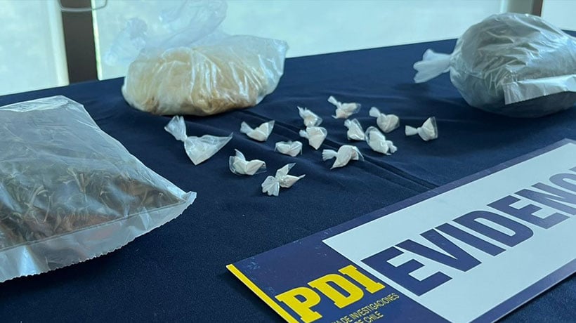 PDI detiene a dos personas por venta de drogas en su vivienda de cerro Rocuant