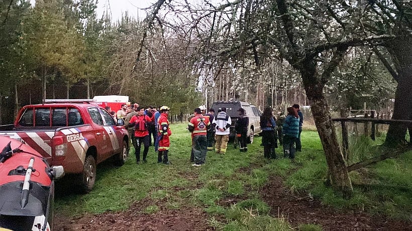 Buscan a dos personas arrastradas por el río Pilmaiquén durante ritual indígena