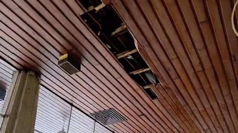Principio de incendio afectó al terminal de buses de Osorno