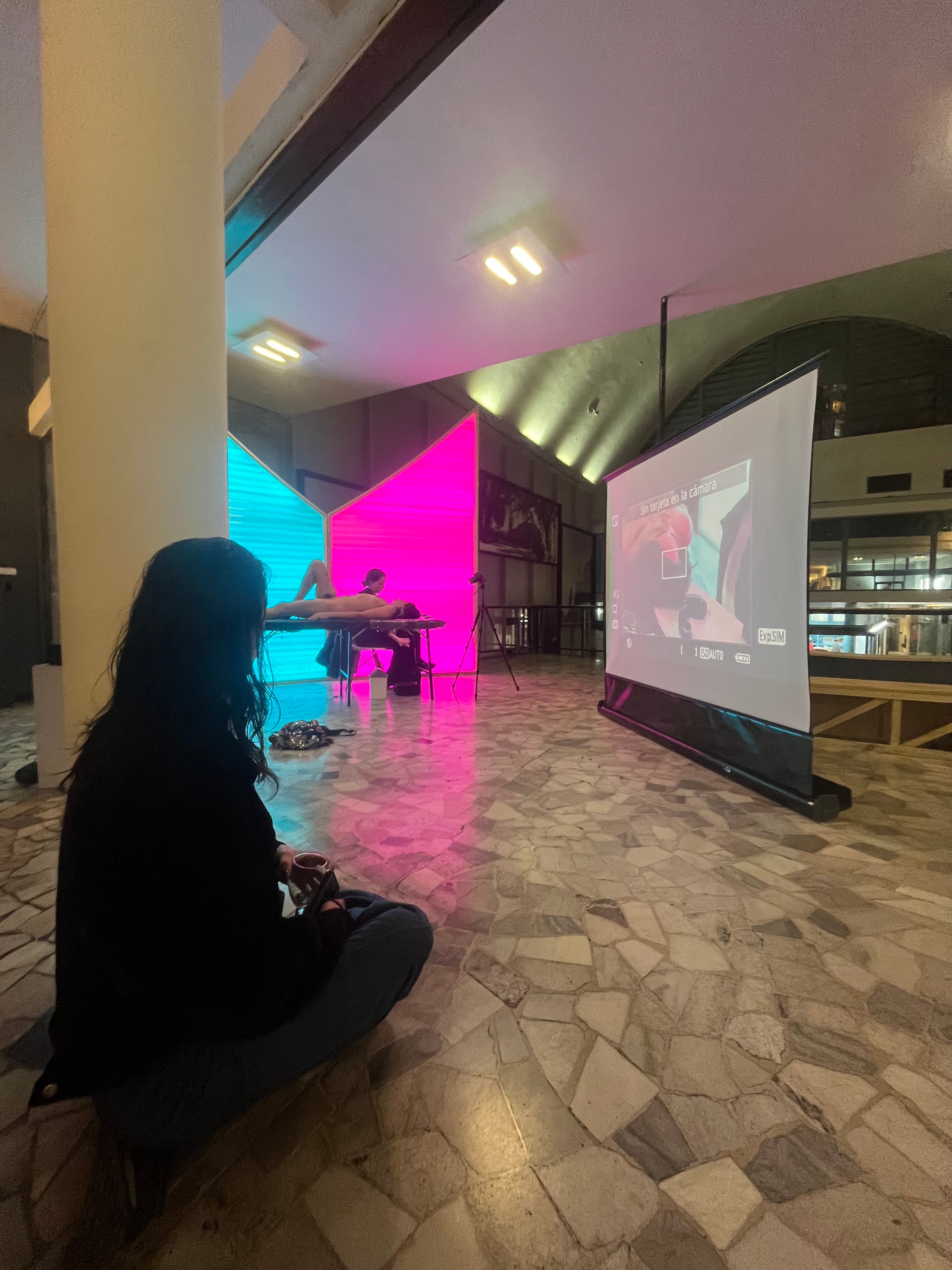 Artista valdiviana realizó performance sobre la transfobia en Argentina