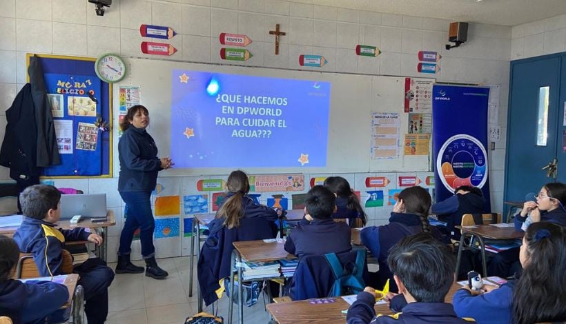 DP World impulsa educación ambiental en escuelas de San Antonio DP World impulsa educación ambiental en escuelas de San Antonio