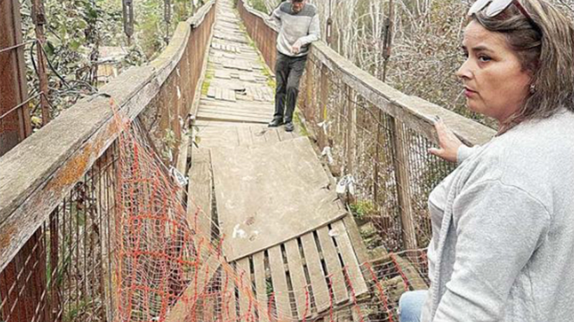 Estudio recomendó “reemplazar” el puente colgante del cerro Alegre Estudio recomendó “reemplazar” el puente colgante del cerro Alegre