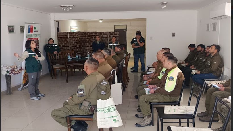 Capacitan en sistema de aviso de quemas a Carabineros de la Provincia del Tamarugal Capacitan en sistema de aviso de quemas a Carabineros de la Provincia del Tamarugal
