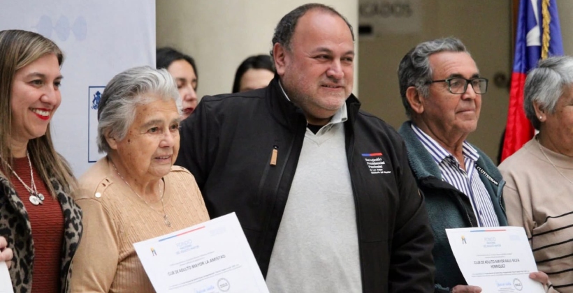 63 organizaciones de Los Andes reciben fondos para proyectos de personas mayores