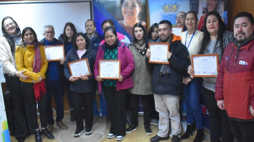 Certificación en carpintería de terminaciones para vecinos de Quinchao