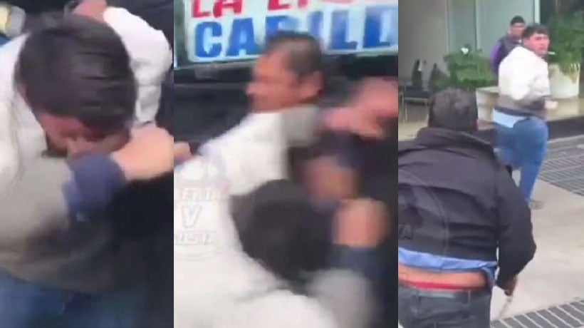 “¡Llamen a Carabineros!”: captan pelea con cadenas entre conductores de buses interurbanos en Viña