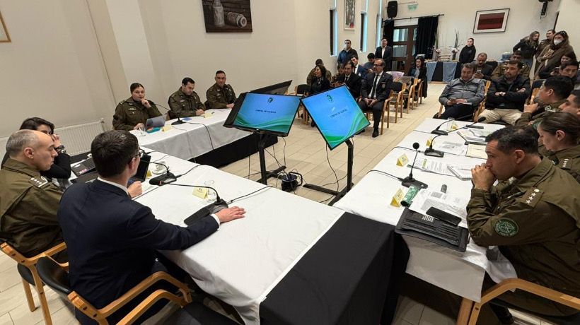 Frutillar fue sede de la reunión del Sistema Táctico Operativo Policial de la Provincia de Llanquihue