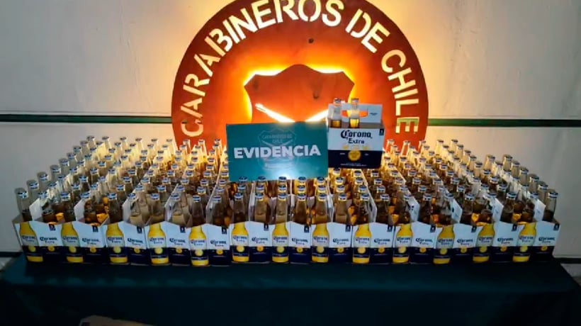 [VIDEO] Carabineros logró incautar alcohol que se vendía de forma clandestina en el sector centro de Iquique