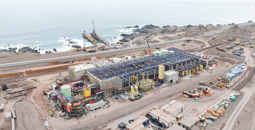 Construcción de la desaladora de Codelco inició su recta final para estar operativa el 2026 Construcción de la desaladora de Codelco inició su recta final para estar operativa el 2026