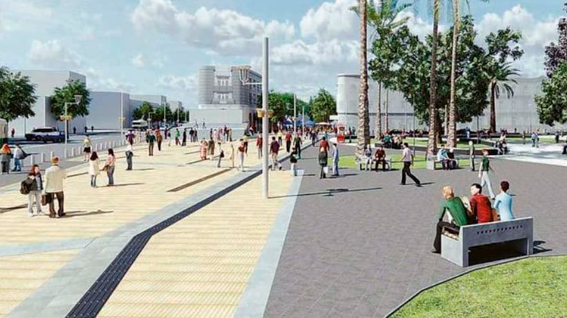 Inician obras de la remodelación de la Plaza del Pueblo y el bulevar Victoria Inician obras de la remodelación de la Plaza del Pueblo y el bulevar Victoria