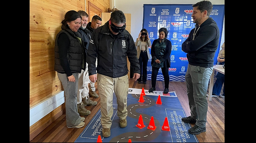 Con realidad virtual simulan riesgos de conducir con alcohol o drogas en Los Lagos Con realidad virtual simulan riesgos de conducir con alcohol o drogas en Los Lagos