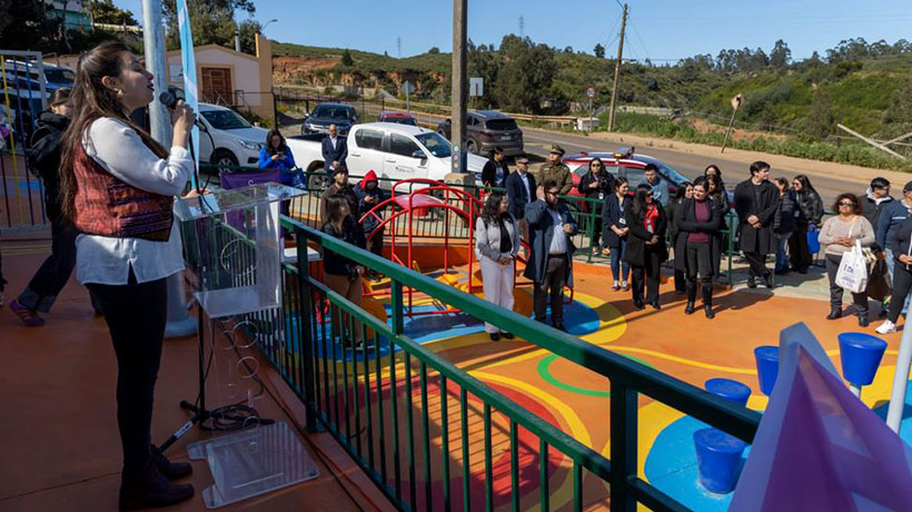 Valparaíso: vecinos inauguraron su nueva plaza para la niñez en Playa Ancha Valparaíso: vecinos inauguraron su nueva plaza para la niñez en Playa Ancha