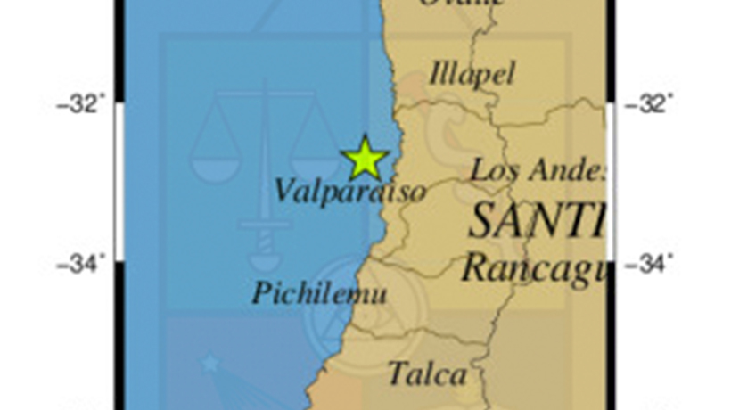 Temblores de mediana intensidad se han percibido en la Región de Valparaíso Temblores de mediana intensidad se han percibido en la Región de Valparaíso