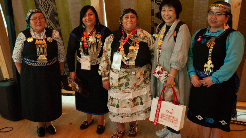 Manto Mapuche &quot;Makün&quot; ilumina el pabellón de Chile en Expo Osaka 2025