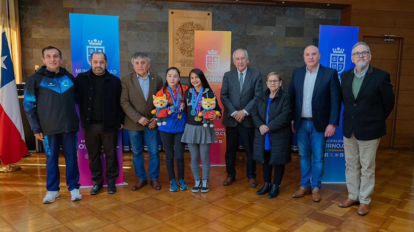Entregan medallas al mérito deportivo a jóvenes atletas de Osorno
