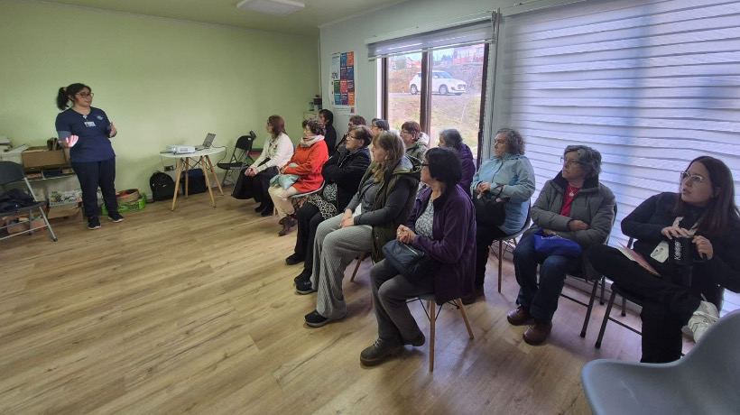 Taller de cuidado de la piel en Chonchi