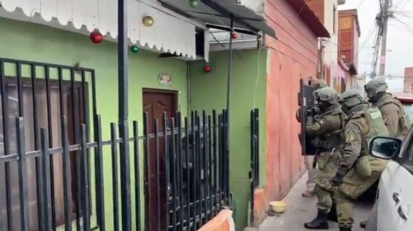 [VIDEO]  Detienen a cinco personas por microtráfico en Iquique