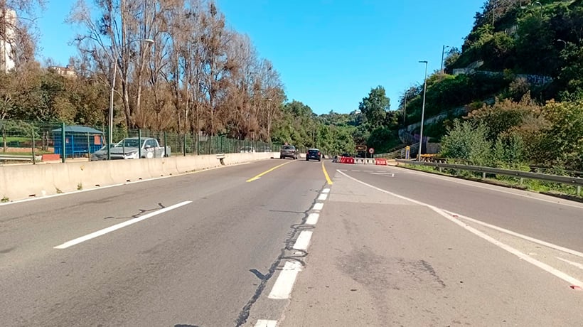 Concluyeron trabajos de emergencia en bajada Santos Ossa Concluyeron trabajos de emergencia en bajada Santos Ossa