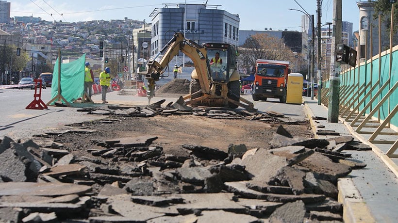 Inspeccionan inicio de obras de mejoramiento en el entorno del Parque Italia de Valparaíso