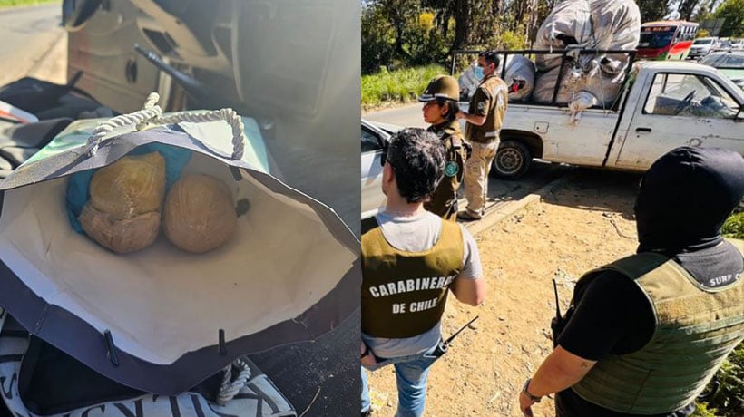 “Varias sustancias psicotrópicas”: los objetos incautados tras operativo por “pelotazos” en Valparaíso