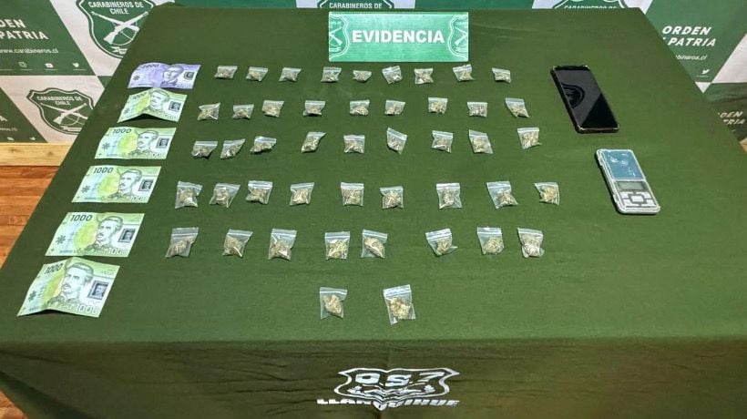 Operativo antidrogas en Castro terminó con tres detenidos en el centro de la comuna