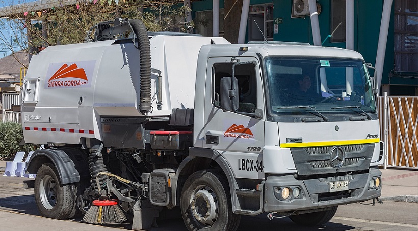 En marcha barrido y aspirado de calles en Sierra Gorda para mejorar calidad de aire En marcha barrido y aspirado de calles en Sierra Gorda para mejorar calidad de aire