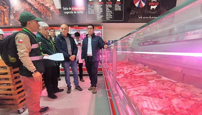 Ministerio de Agricultura de Los Ríos refuerza las fiscalizaciones al comercio de carne