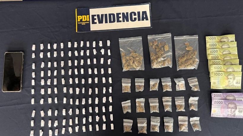 PDI detiene a dos sujetos que usaban a menor de 13 años para vender droga en San Antonio