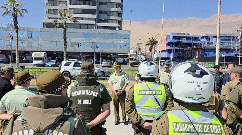 Carabineros refuerza servicios en estas Fiestas Patrias en Tarapacá Carabineros refuerza servicios en estas Fiestas Patrias en Tarapacá