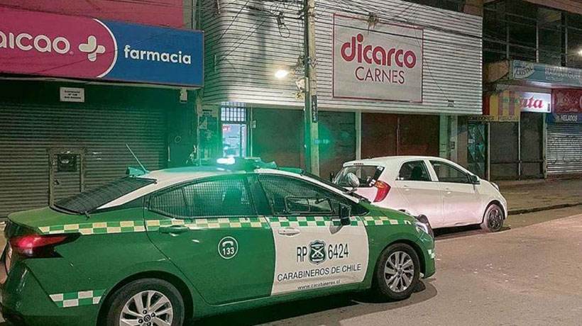 Carabineros frustró el robo de la caja fuerte de una carnicería en el centro de San Antonio