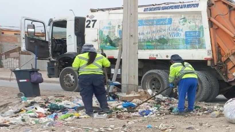 Este jueves y viernes no habrá recolección de basura en la comuna de Alto Hospicio