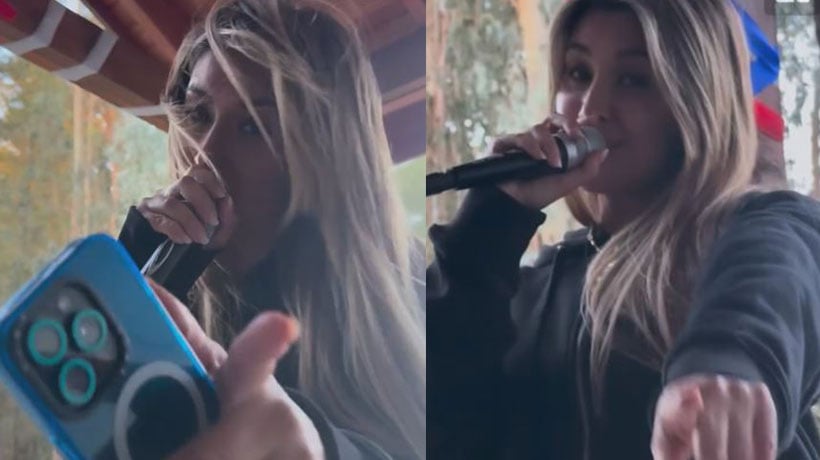 ¿No olvida a Kaminski?: el detalle en video de Camila Andrade que no pasó desapercibido